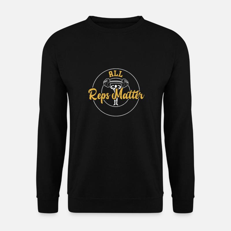 All Reps Matter - Gym - Unisex Pullover - Schwarz