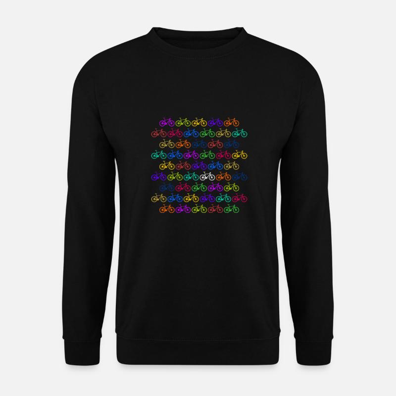 viele Fahrräder - Unisex Pullover - Schwarz