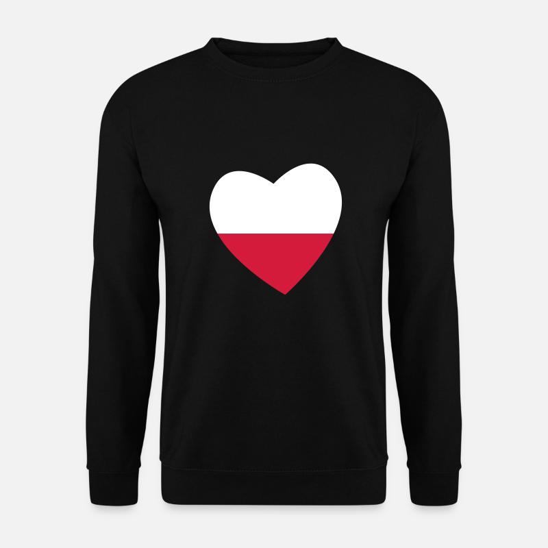 Heart Poland - Unisex Sweatshirt - black