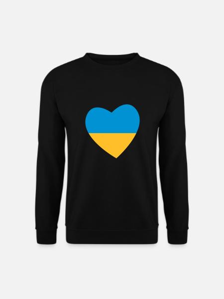 Heart Ukraine - Unisex Sweatshirt - black