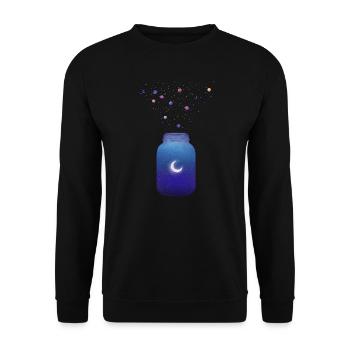 Jarre spatiale - Sweat-shirt Unisexe - noir - Devant - Alina (178cm) & Michal (187cm)