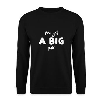 I've got a big pair - Texas - Unisex Pullover - Schwarz - Vorne - Alina (178cm) & Michal (187cm)