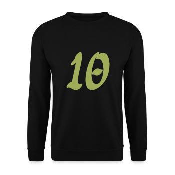10 - Unisex Pullover - Schwarz - Vorne - Alina (178cm) & Michal (187cm)