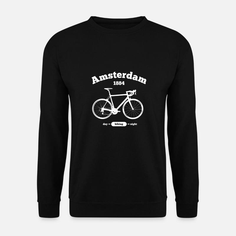 Fahrrad Amsterdam - Unisex Pullover - Schwarz