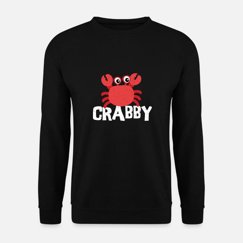 Crabby - crab - Unisex Sweatshirt - black