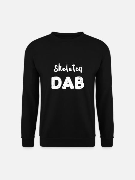 Skeleton Dab - Halloween - Unisex Sweatshirt - black