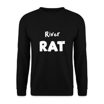 River Rat - Poker - Sweat-shirt Unisexe - noir - Devant - Alina (178cm) & Michal (187cm)