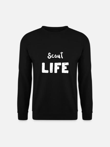 Vie scoute - Camping - Sweat-shirt Unisexe - noir