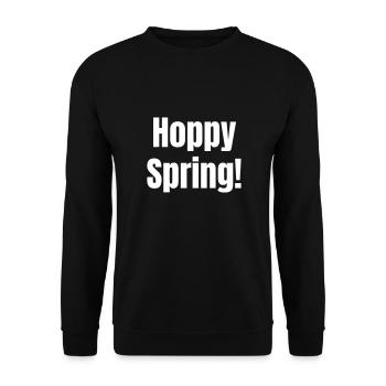 Printemps houblonné - Sweat-shirt Unisexe - noir - Devant - Alina (178cm) & Michal (187cm)