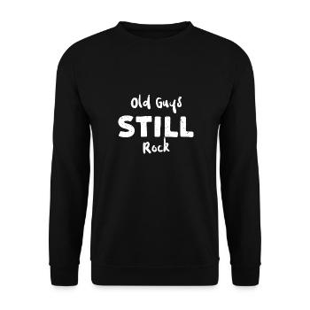 Old Guys Still Rock - Music - Unisex Pullover - Schwarz - Vorne - Alina (178cm) & Michal (187cm)