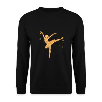 Ballett - Unisex Pullover - Schwarz - Vorne - Alina (178cm) & Michal (187cm)
