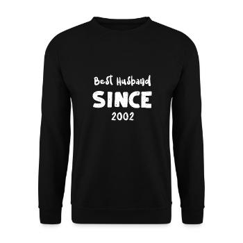 Meilleur mari depuis 2002 - Mariage - Sweat-shirt Unisexe - noir - Devant - Alina (178cm) & Michal (187cm)
