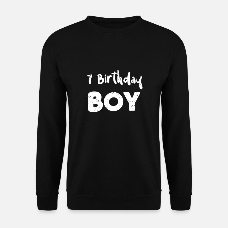 7 Birthday Boy - Birthday - Unisex Sweatshirt - black