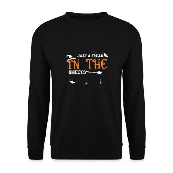Juste un monstre dans les draps - Sweat-shirt Unisexe - noir - Devant - Alina (178cm) & Michal (187cm)