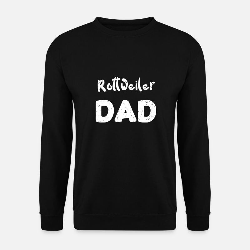Rottweiler Dad - Dogs - Unisex Pullover - Schwarz