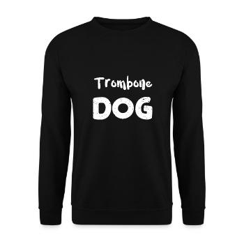 Trombone Dog - Dogs - Unisex Pullover - Schwarz - Vorne - Alina (178cm) & Michal (187cm)