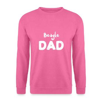 Beagle Dad - Dogs - Unisex Pullover - Pink - Vorne