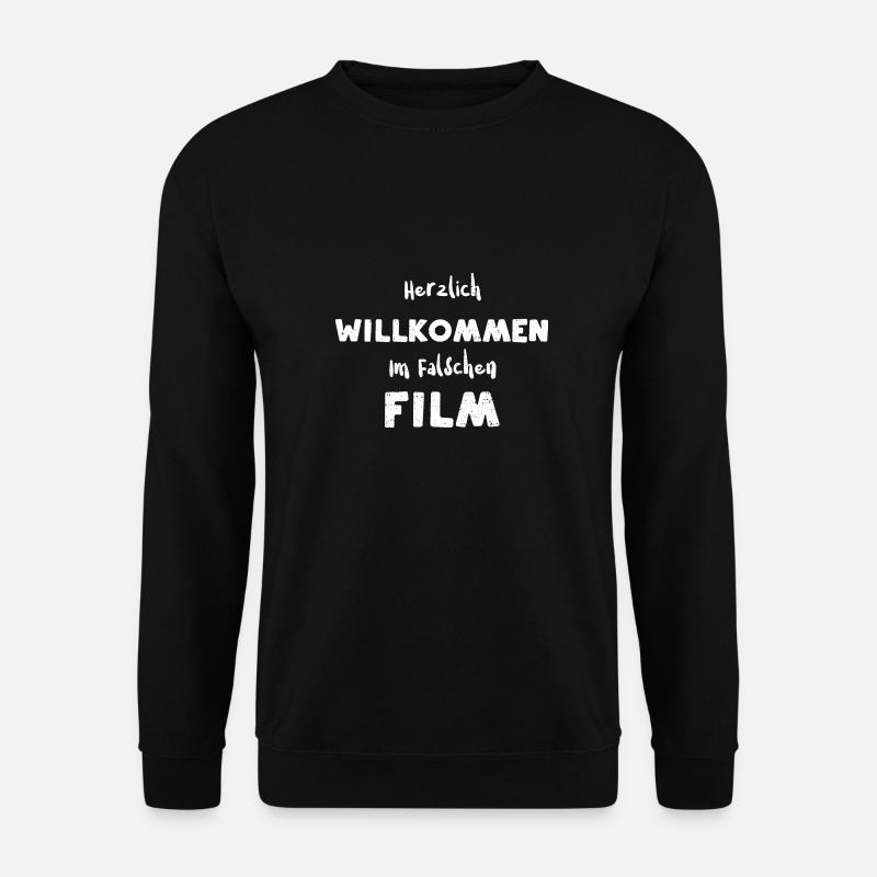 Herzlich Willkommen Im Falschen... - Unisex Pullover - Schwarz
