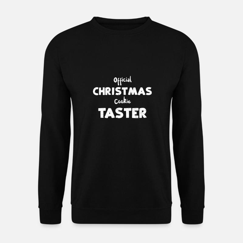 Official Christmas Cookie Button - Unisex Sweatshirt - black