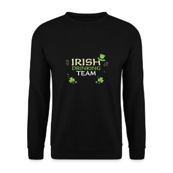 Équipe irlandaise de buveurs - Sweat-shirt Unisexe - noir - Devant - Alina (178cm) & Michal (187cm)