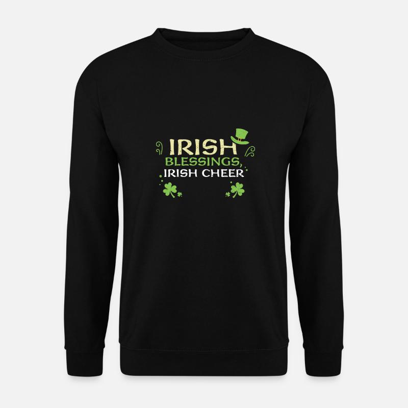 Irish blessings, Irish cheer - Unisex Sweatshirt - black