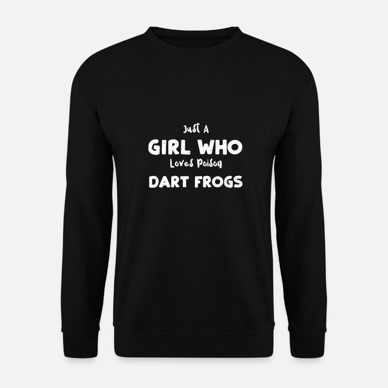 Just A Girl Who Loves Poison Dar... - Unisex Pullover - Schwarz