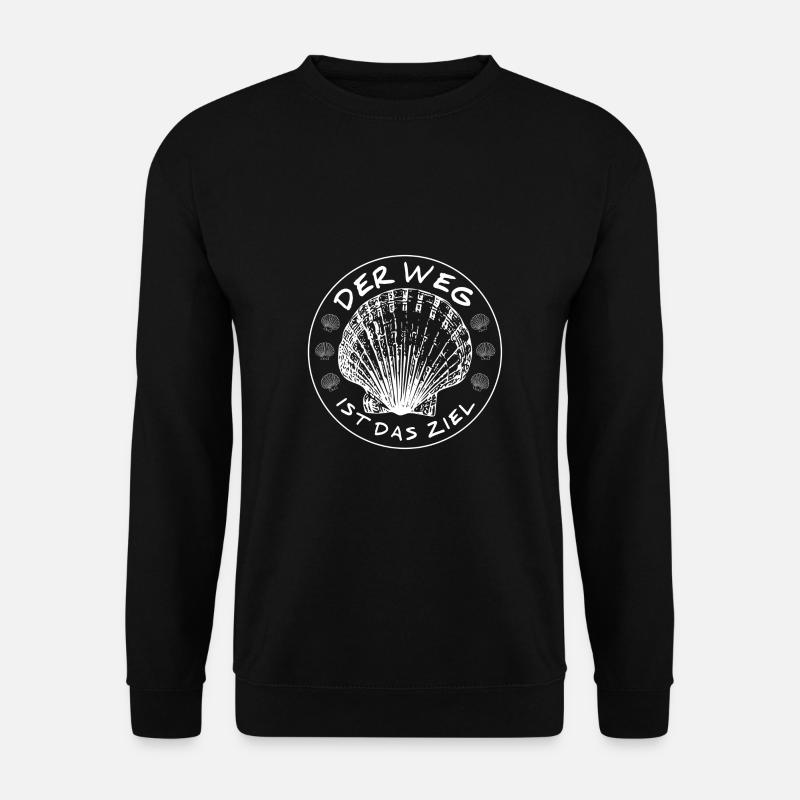 Der Weg ist das Ziel - Unisex Pullover - Schwarz