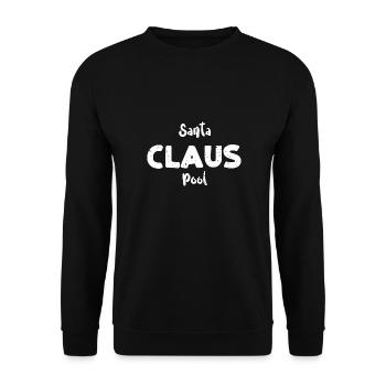Piscine du Père Noël - Noël - Sweat-shirt Unisexe - noir - Devant - Alina (178cm) & Michal (187cm)