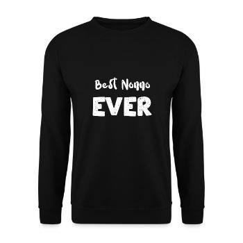 Meilleur Nonno Jamais - Grand-père - Sweat-shirt Unisexe - noir - Devant - Alina (178cm) & Michal (187cm)