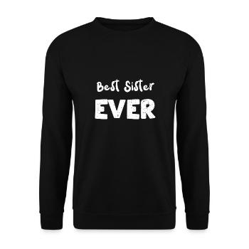 Meilleure sœur de tous les temps - Soeur - Sweat-shirt Unisexe - noir - Devant - Alina (178cm) & Michal (187cm)