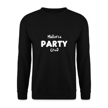 Mallorca Party Crew - Mallorca - Unisex Pullover - Schwarz - Vorne - Alina (178cm) & Michal (187cm)