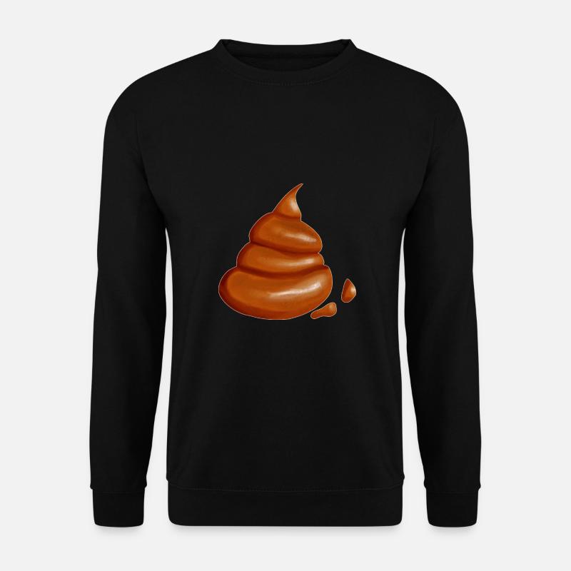 Merde et fèces Merde et tabouret - Sweat-shirt Unisexe - noir