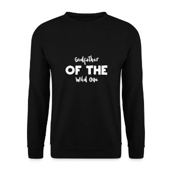 Godfather Of The Wild One - Unisex Pullover - Schwarz - Vorne - Alina (178cm) & Michal (187cm)