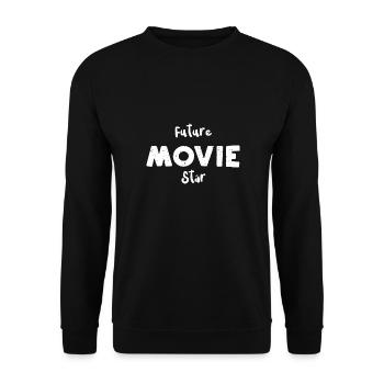 Future Movie Star - Acting - Unisex Sweatshirt - black - Front - Alina (178cm) & Michal (187cm)
