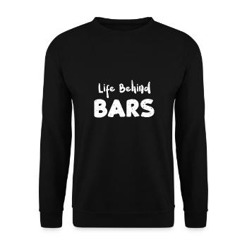 Life Behind Bars - Bicycle - Unisex Sweatshirt - black - Front - Alina (178cm) & Michal (187cm)