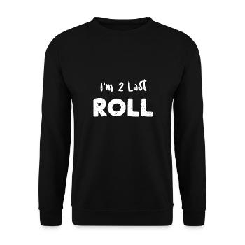 I'm 2 Last Roll - Car Guy - Unisex Sweatshirt - black - Front - Alina (178cm) & Michal (187cm)
