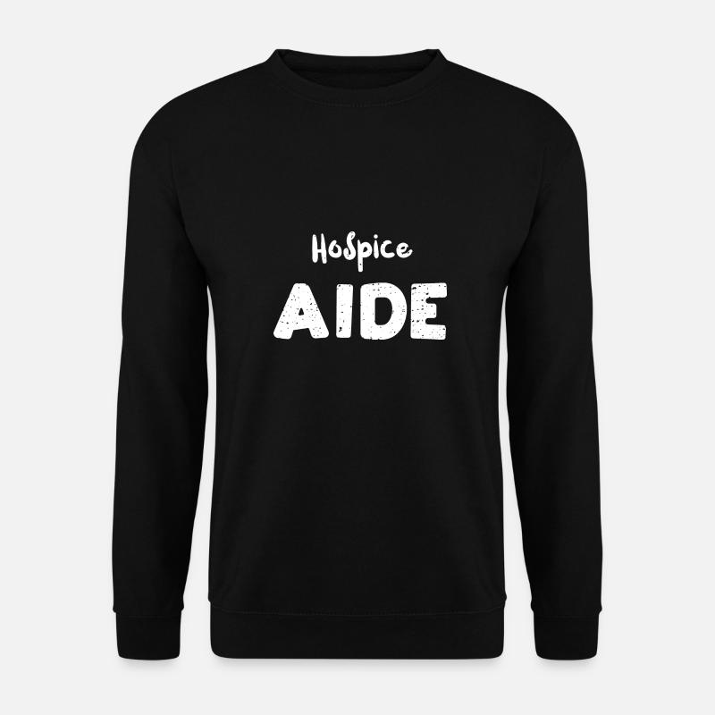 Hospice Aide - Nurse - Unisex Sweatshirt - black