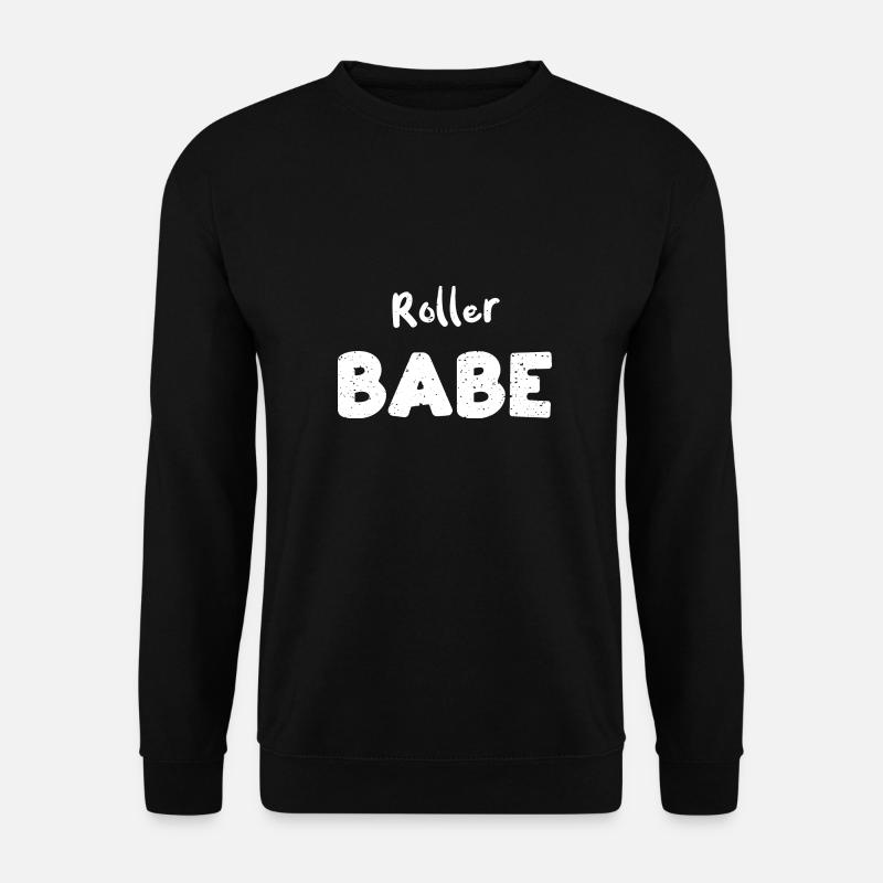 Roller Babe - Patinage - Sweat-shirt Unisexe - noir