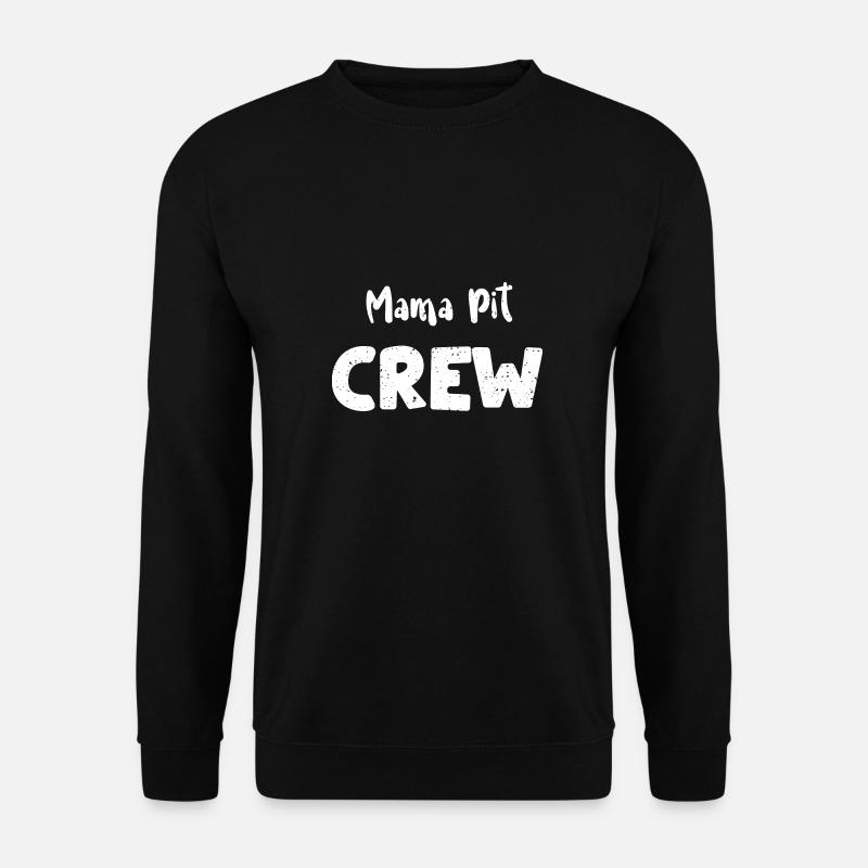 Mama Pit Crew - Mom - Unisex Pullover - Schwarz