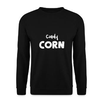 Candy Corn - Corn - Unisex Sweatshirt - black - Front - Alina (178cm) & Michal (187cm)