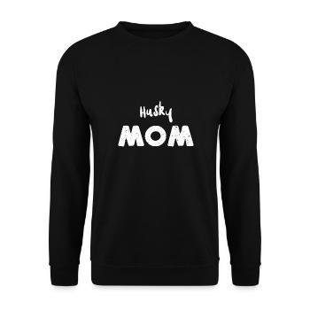 Husky Mom - Dogs - Unisex Pullover - Schwarz - Vorne - Alina (178cm) & Michal (187cm)