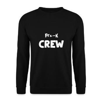 Pre-K Crew - Teacher - Unisex Pullover - Schwarz - Vorne - Alina (178cm) & Michal (187cm)