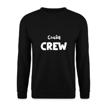 Cousin Crew - Thanksgiving - Unisex Sweatshirt - black - Front - Alina (178cm) & Michal (187cm)
