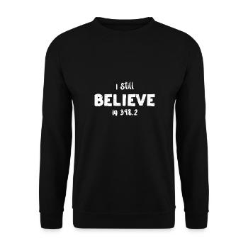 I Still Believe In 398.2 - Reading - Unisex Pullover - Schwarz - Vorne - Alina (178cm) & Michal (187cm)