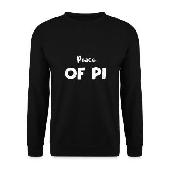Peace Of Pi - Math - Unisex Pullover - Schwarz - Vorne - Alina (178cm) & Michal (187cm)