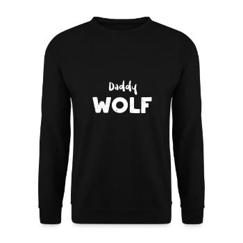 Papa Loup - Loup - Sweat-shirt Unisexe - noir - Devant - Alina (178cm) & Michal (187cm)