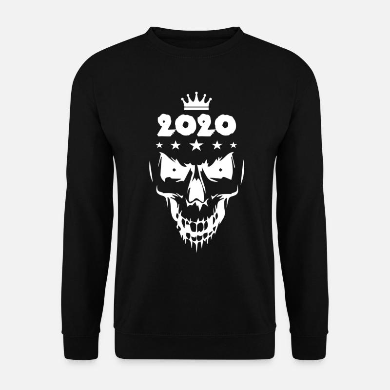 2020 Skull - Unisex Sweatshirt - black