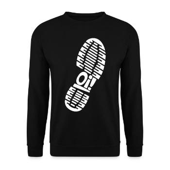 Oi! mes bottes! - Sweat-shirt Unisexe - noir - Devant - Alina (178cm) & Michal (187cm)