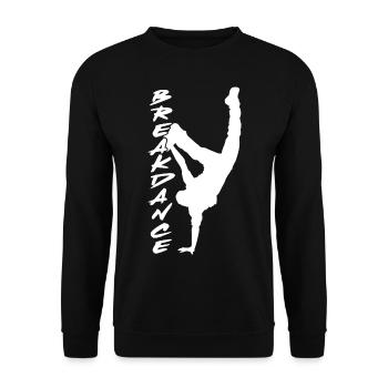 Breakdance Dance Dance Breakdancer Dancer - Unisex Sweatshirt - black - Front - Alina (178cm) & Michal (187cm)