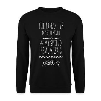 Jésus Jésus Jésus Chrétien Chrétien Chrétien - Sweat-shirt Unisexe - noir - Devant - Alina (178cm) & Michal (187cm)
